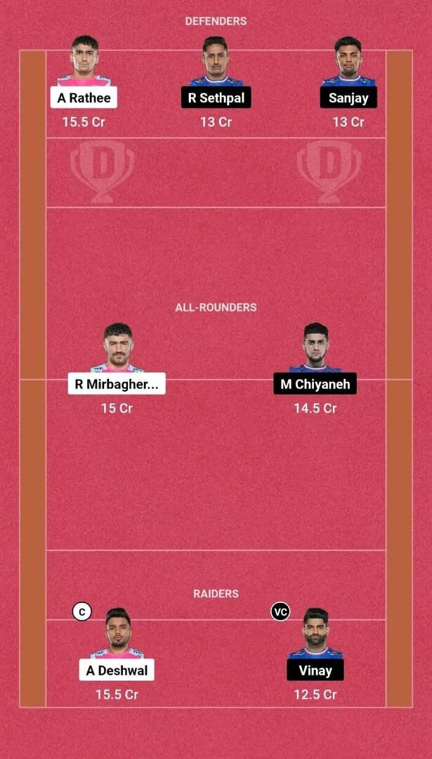 JAI vs HAR DREAM 11 Prediction