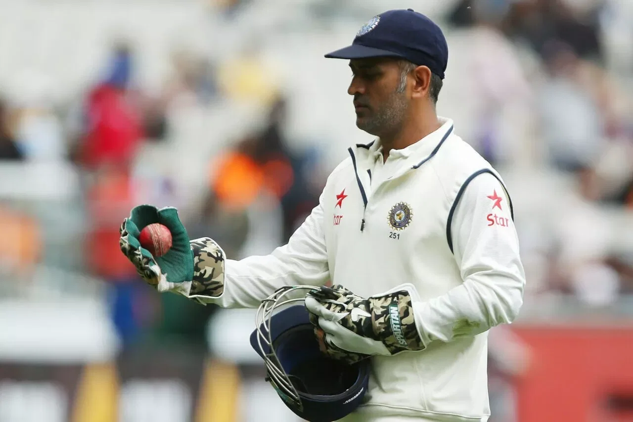 MS Dhoni last test match