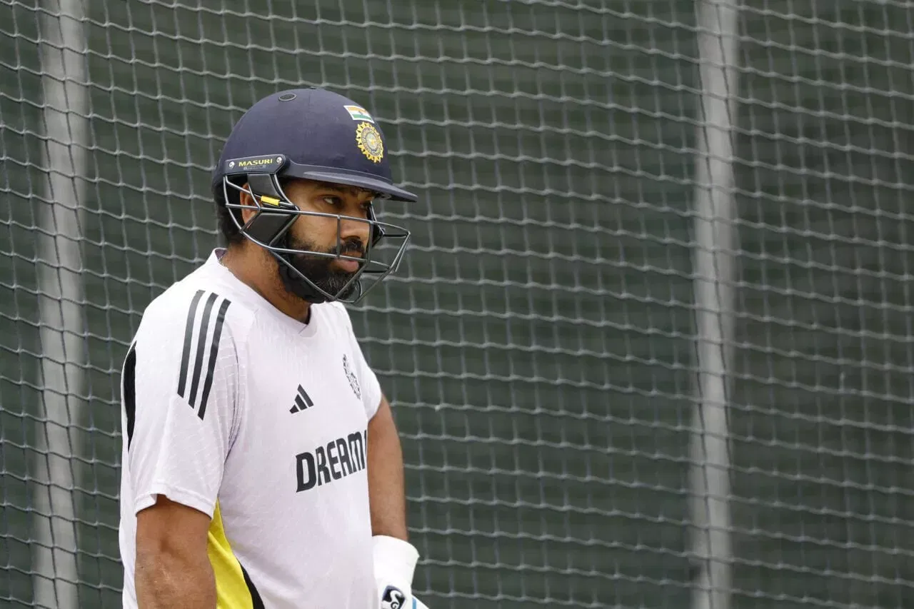 Rohit Sharma training session