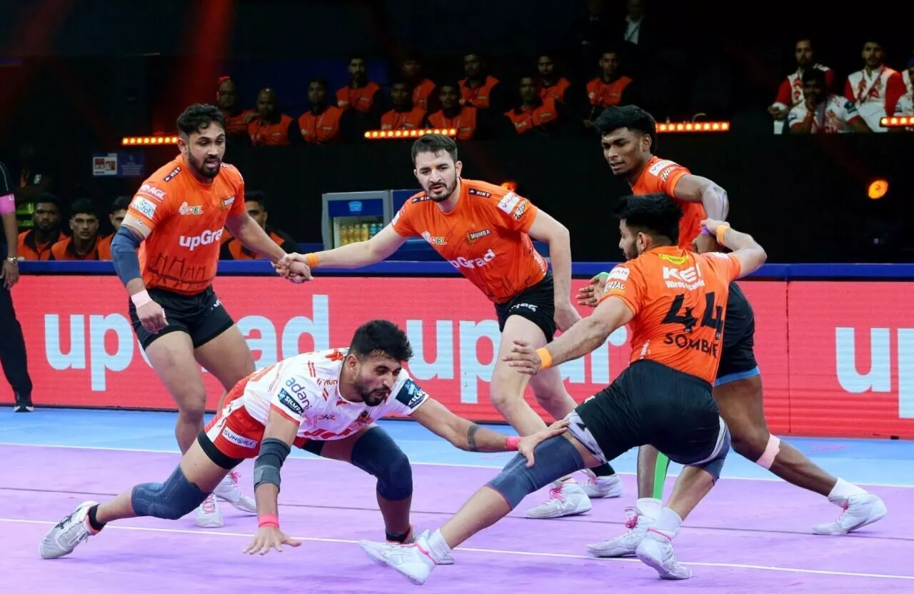 PKL 11: Gujarat Giants claim narrow win over U Mumba in 100th match of Pro Kabaddi 2024