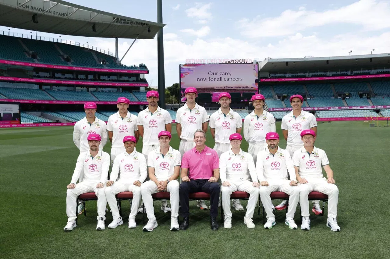 Equipo Australiano de Cricket, Pink Caps, SCG 2025, BGT 2024-25, Sydney, jugadores australianos