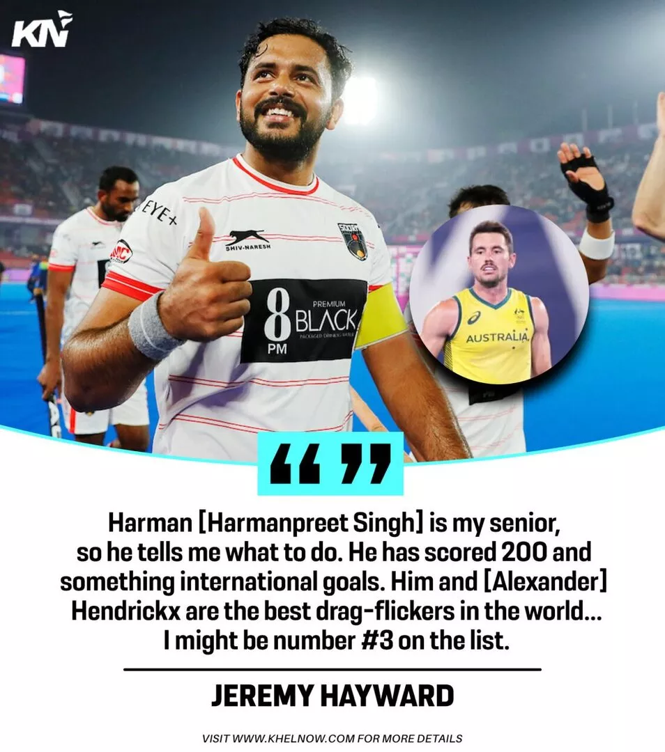 Jeremy Hayward on Harmanpreet Singh Quote