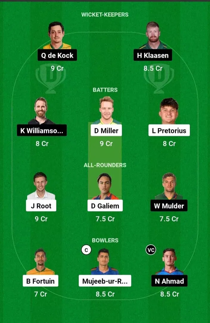 PR vs DSG Dream11 Prediction, SA20 2025