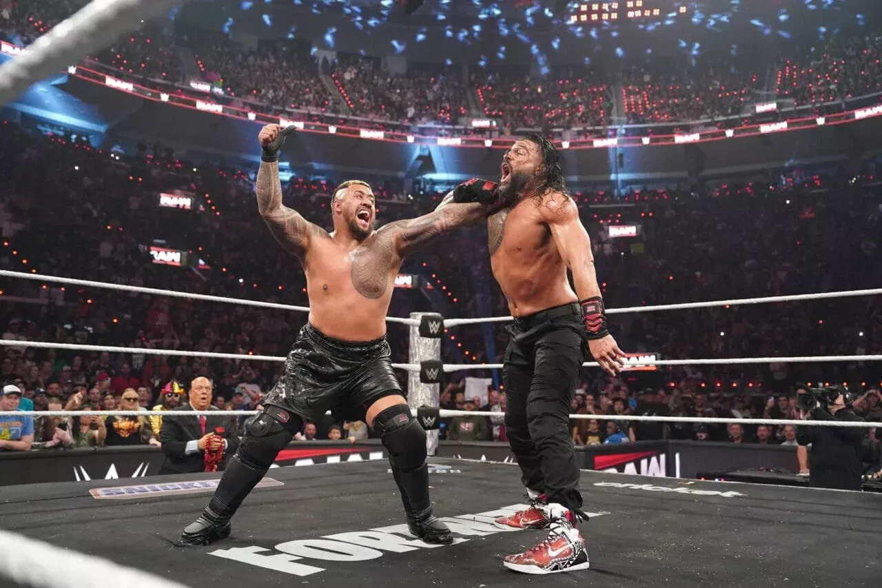Solo Sikoa Roman Reigns WWE RAW