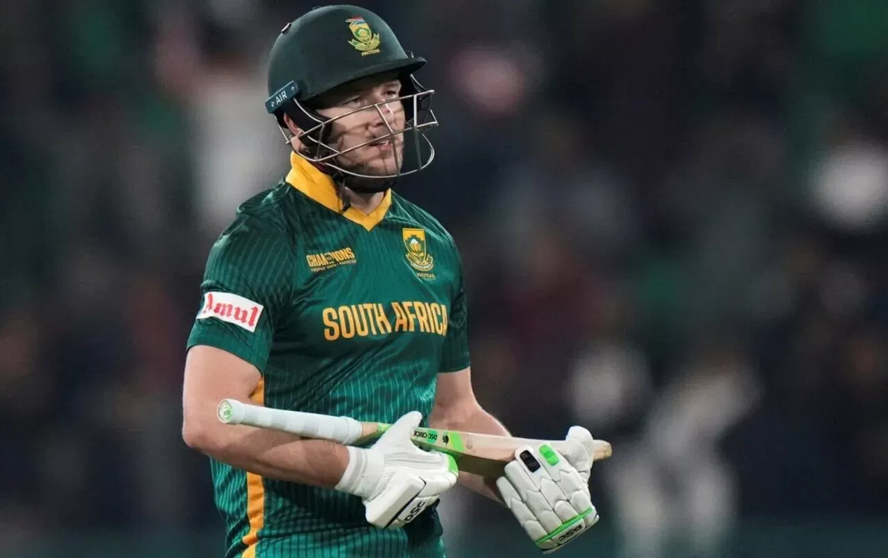 David Miller celebrates his 100