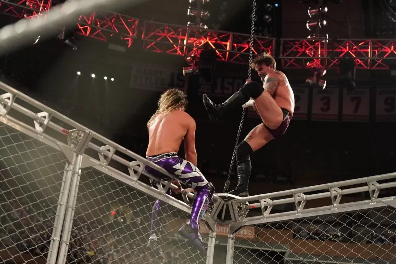 CM Punk against Seth Rollins WWE RAW