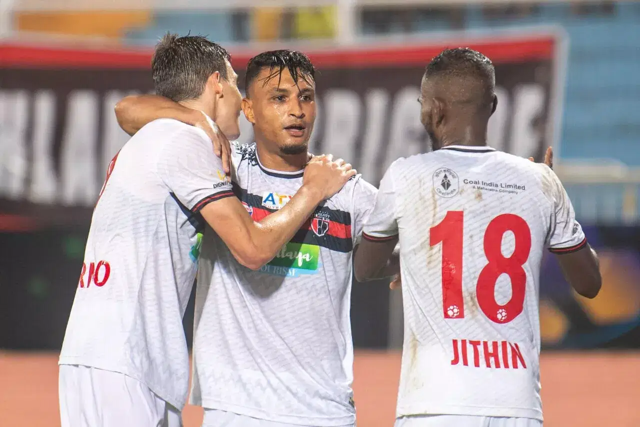 Alaeddine Ajaraie of NorthEast United FC