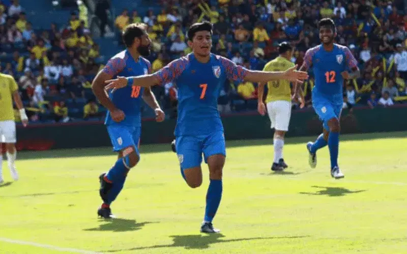What happened when Indian Football Team played Thailand last time?