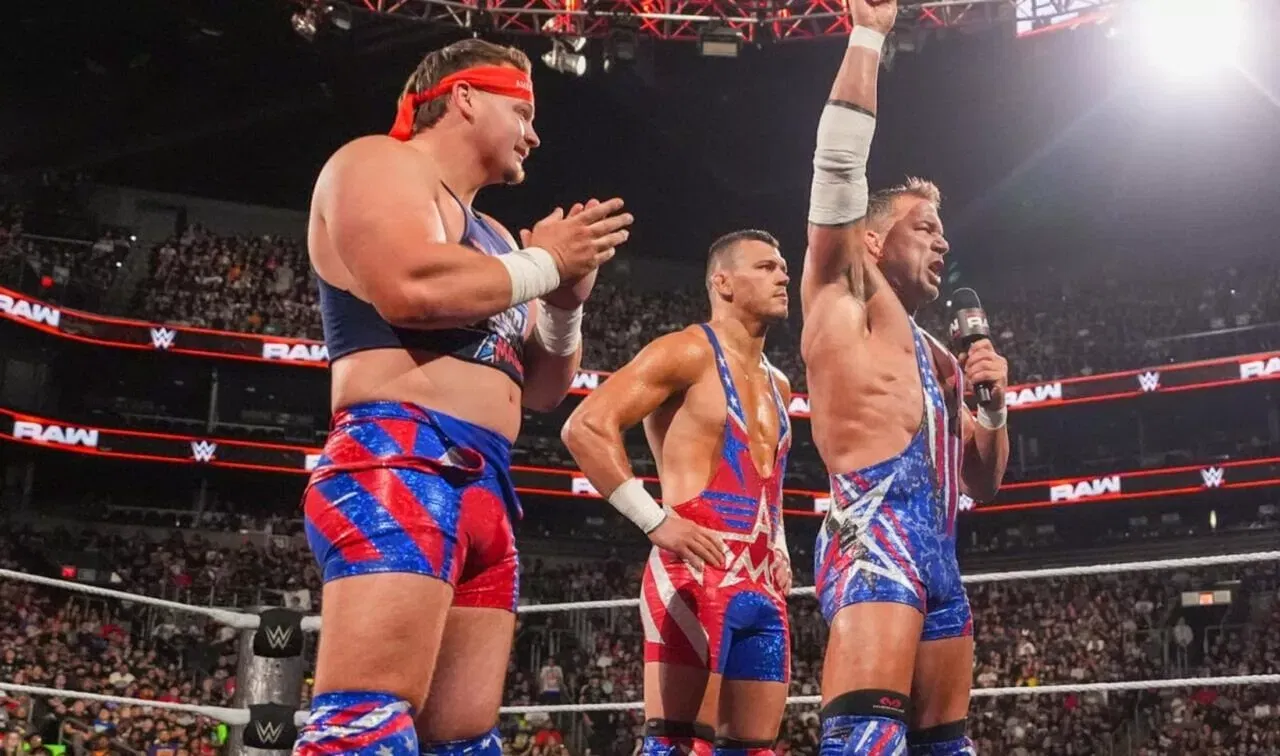WWE RAW Chad Gable American Made's Brutus Creed, Julius Creed