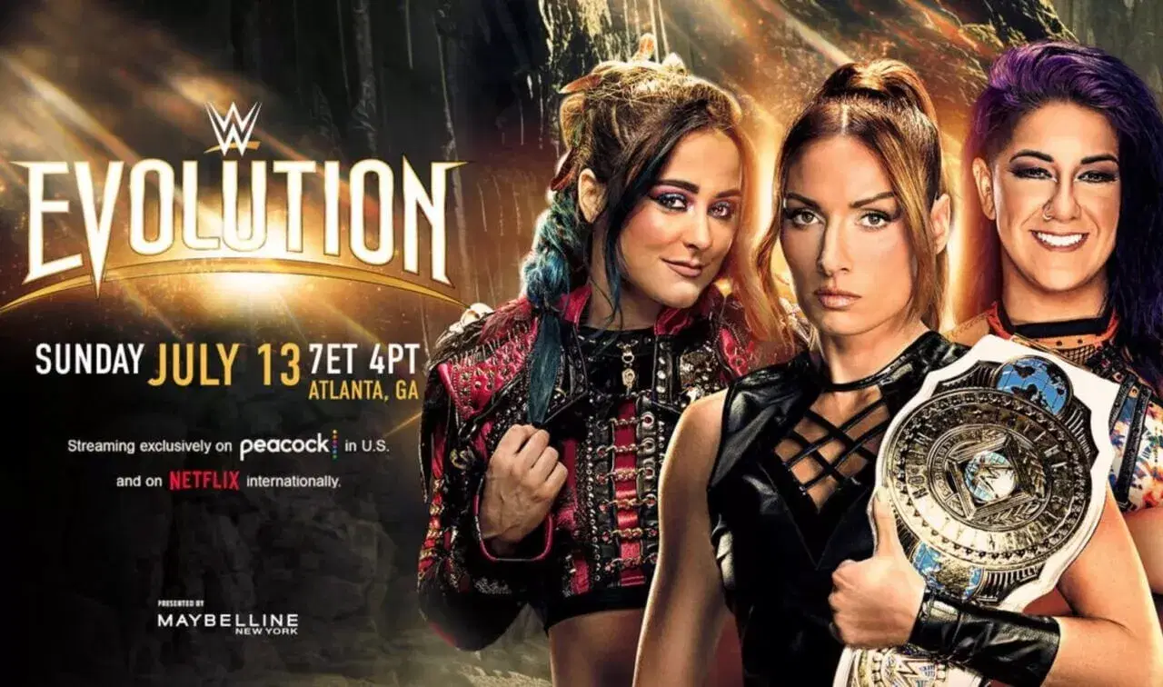Becky Lynch vs. Bayley vs. Lyra Valkyria WWE Evolution