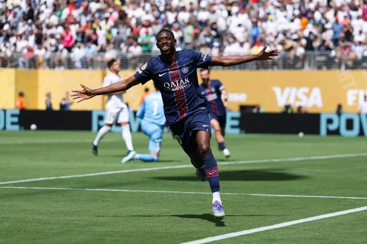 Ousmane Dembele #10 of Paris Saint-Germain
