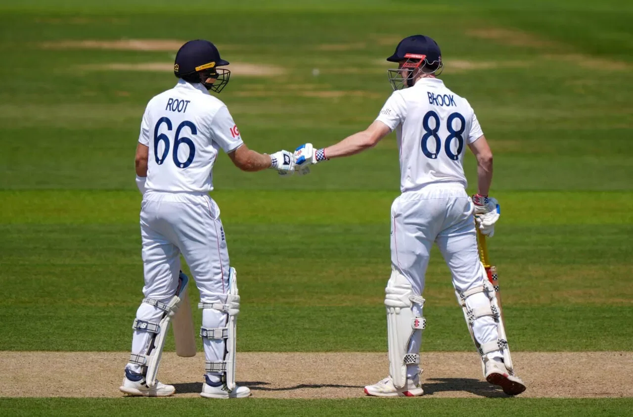 Harry Brook, Joe Root, England test cricket team