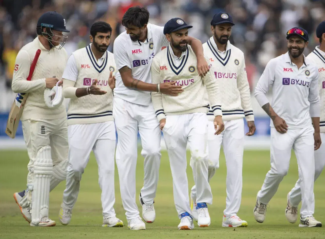 Indian test cricket team at the Lord's 2021