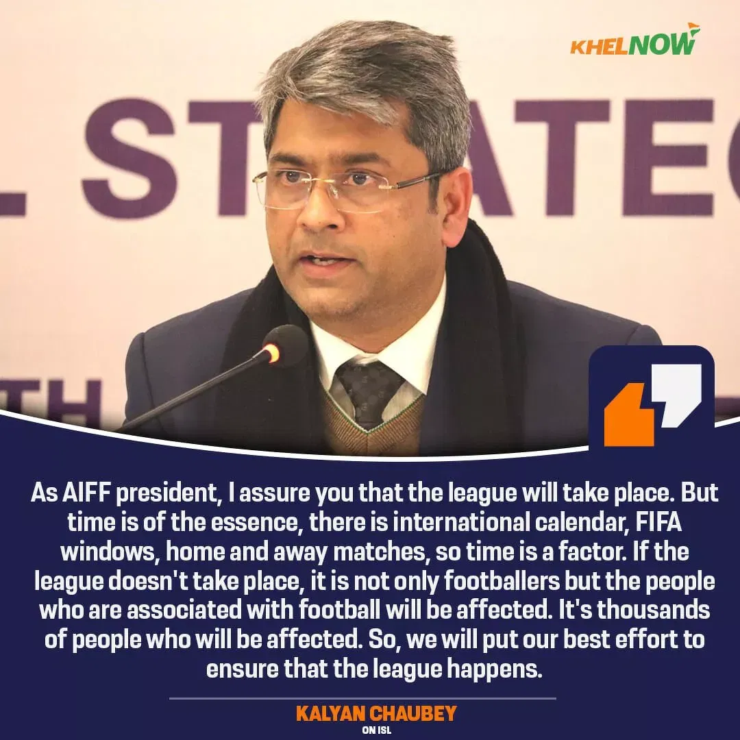 AIFF President Chaubey
