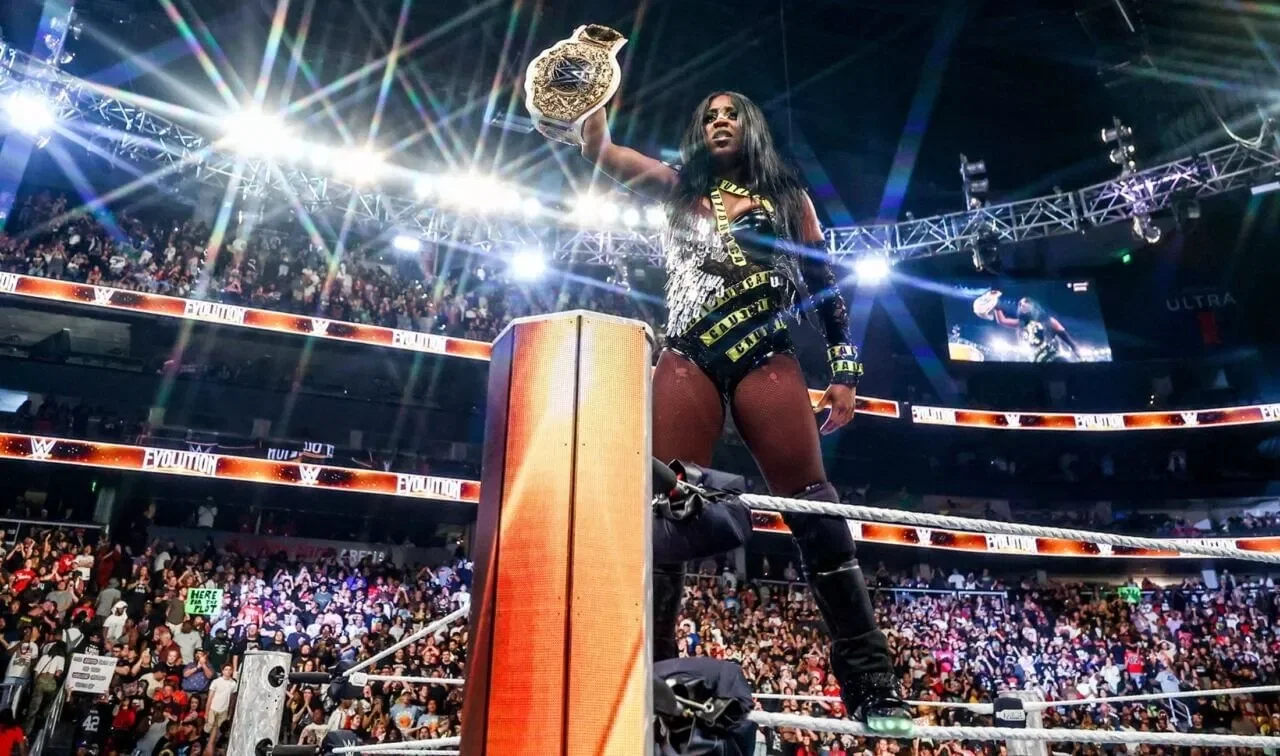 Naomi World Title WWE Evolution