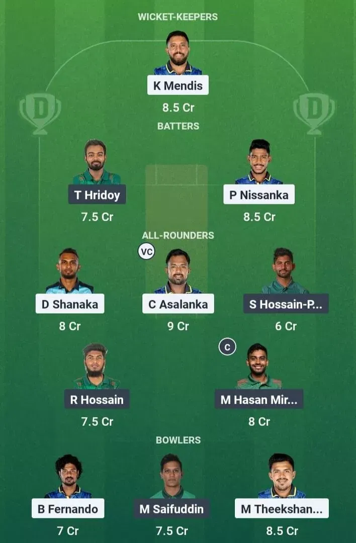 SL vs BAN Dream11 Prediction, Best Dream11 Playing XI, Today Match 3rd T20I, Sri Lanka vs Bangladesh T20I series 2025