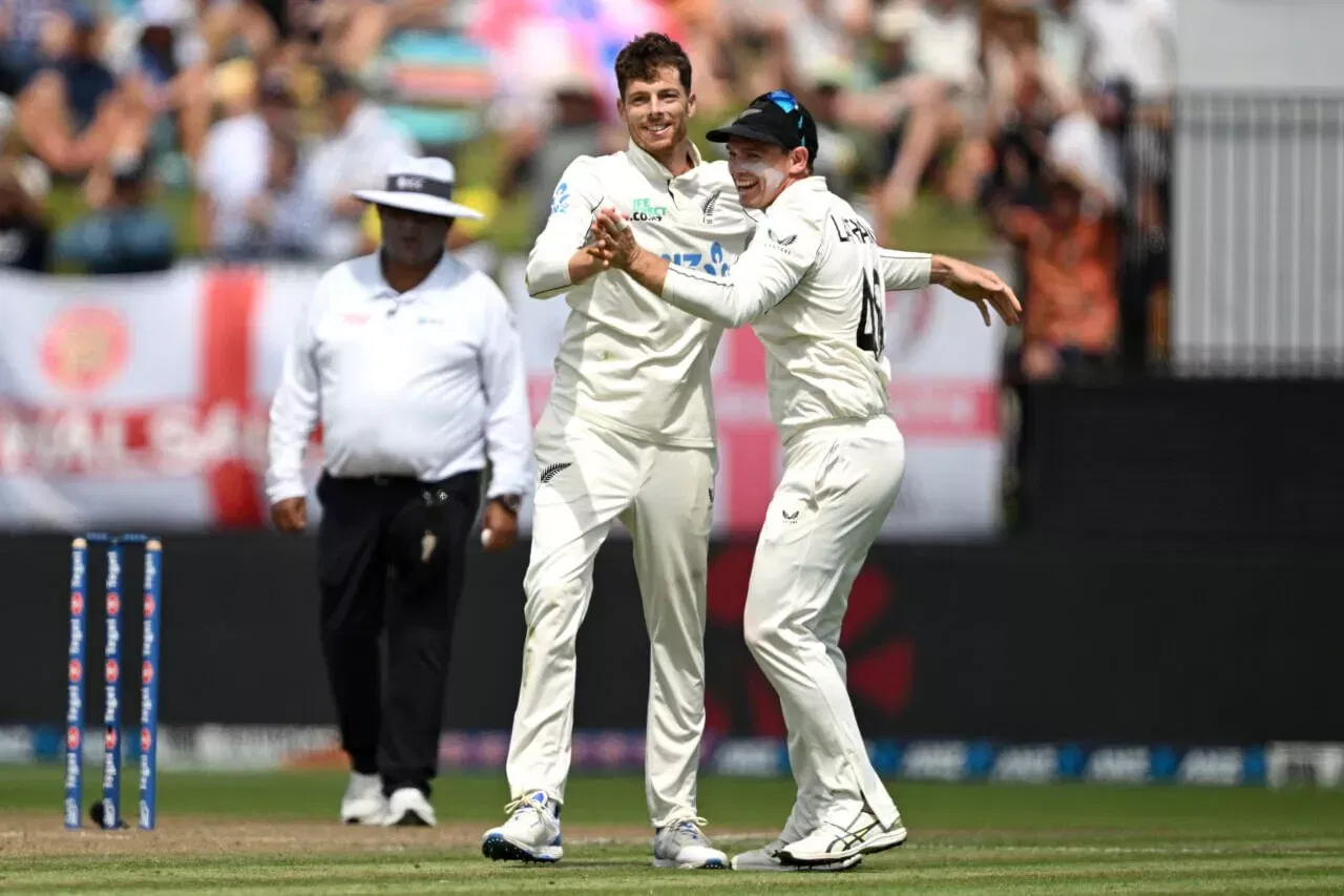 Tom Latham, Mitchell Santner, New Zealand test cricket