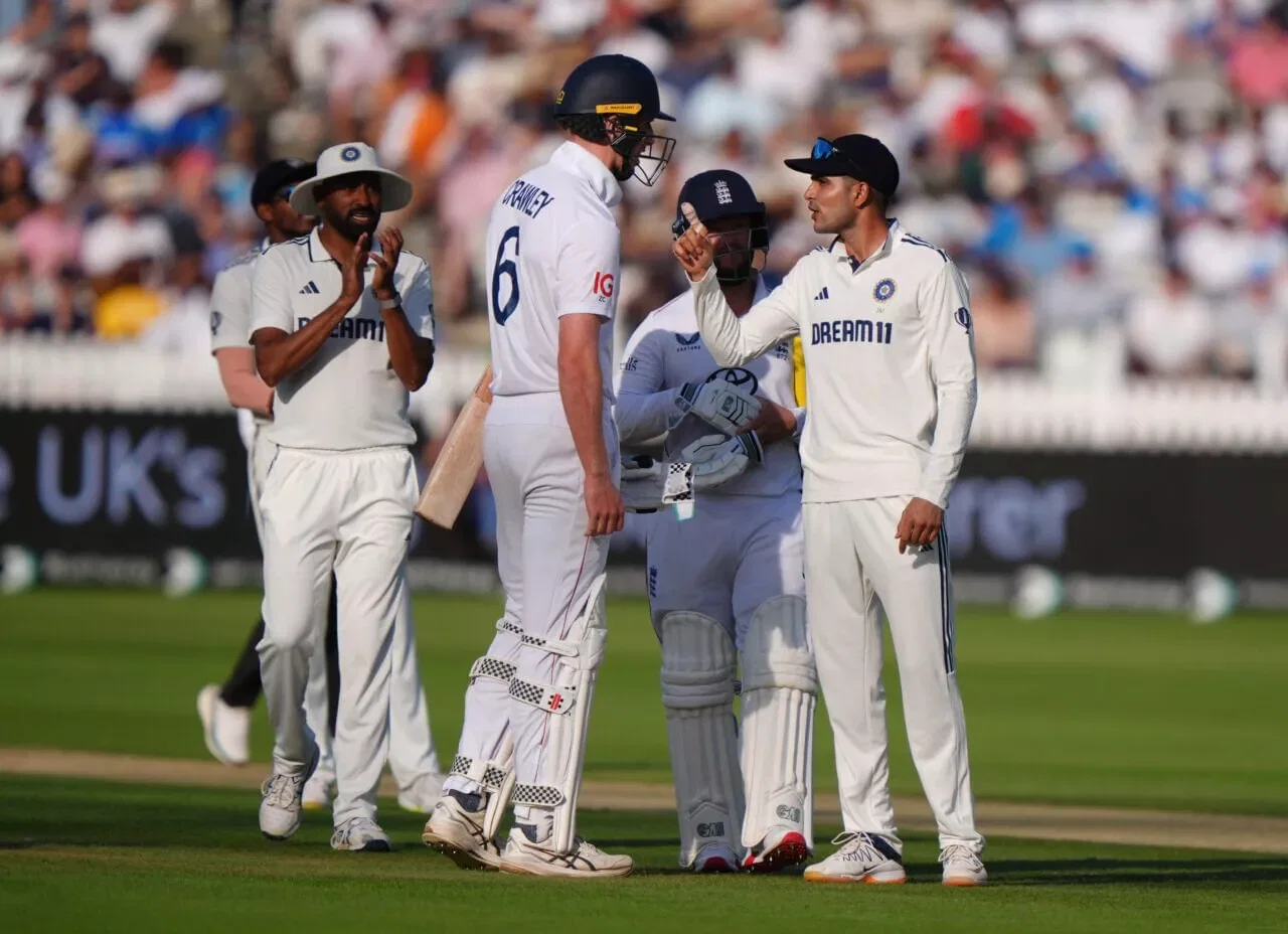 Zak Crawley vs India altercation Lord's test