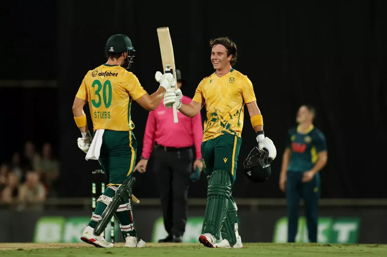 Dewald Brevis 100 vs Australia T20i Darwin 2025