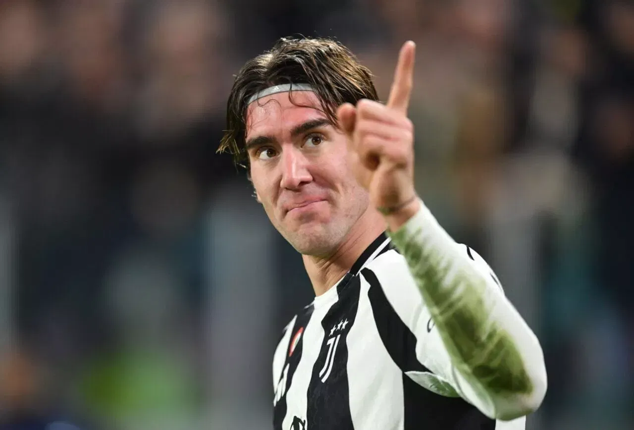 Dusan Vlahovic Juventus Seri A