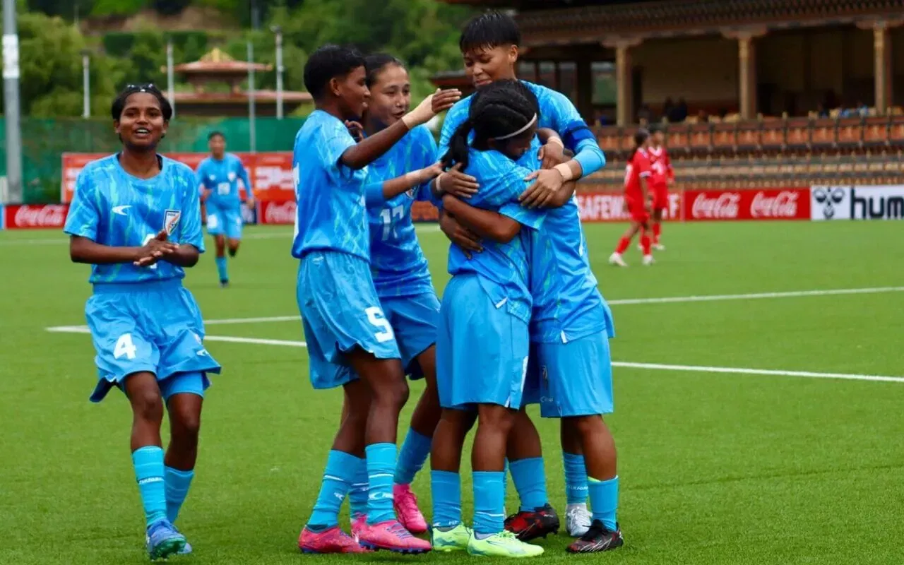 India off to a flying start in SAFF U17 Women's Championship with a 7-0 win over Nepal