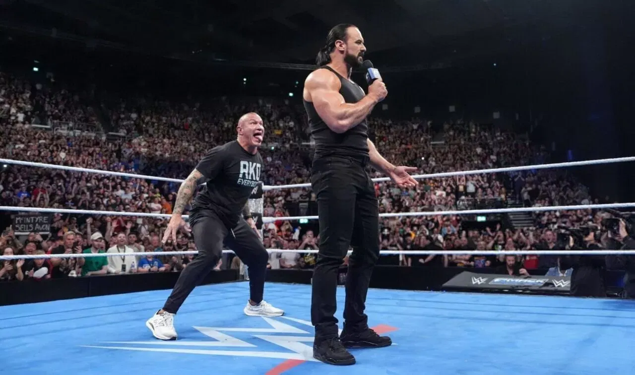 Randy Orton WWE Clash di Paris Drew McIntyre