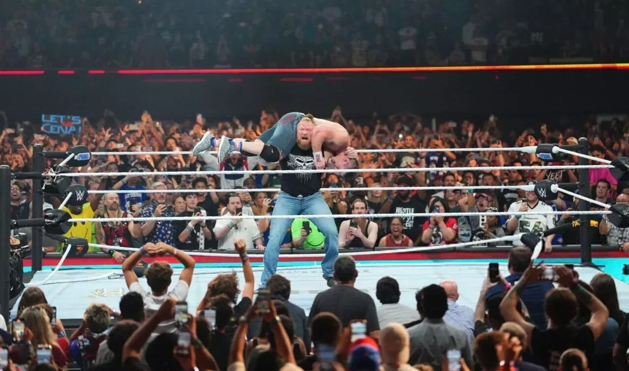WWE SummerSlam John Cena Brock Lesnar