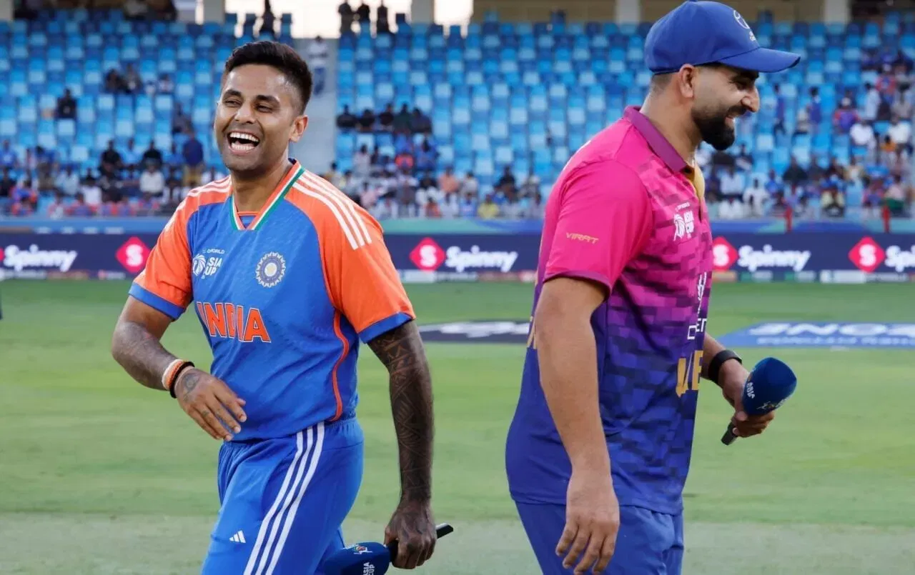 Piala Asia 2025, India vs UEA, Suryakumar Yadav, Muhammad Waseem
