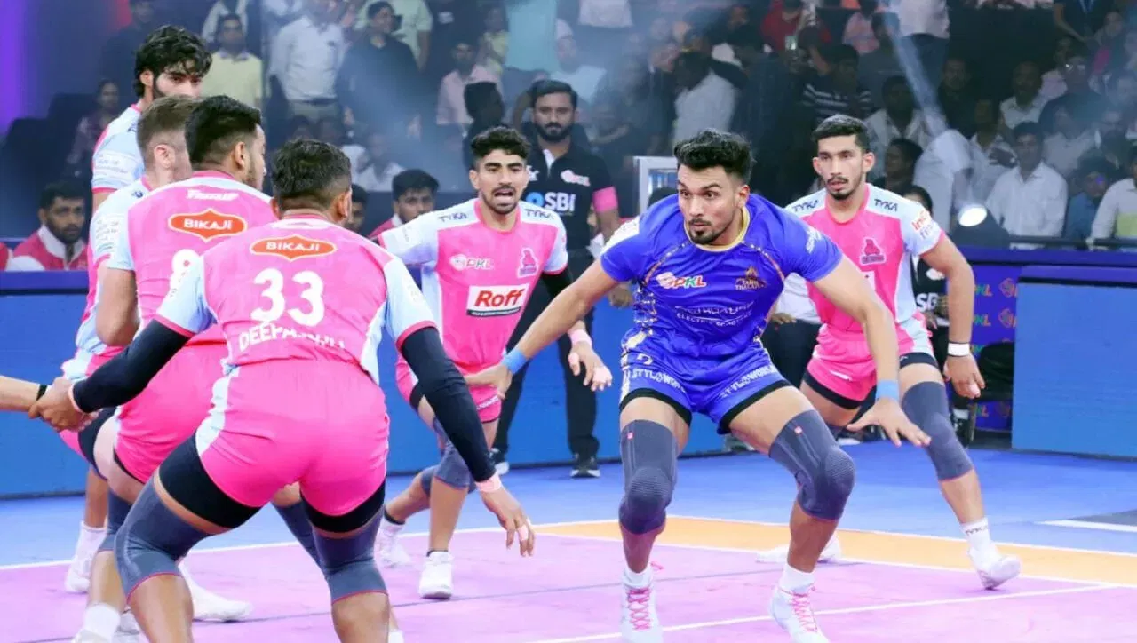 PKL 12: Argun Deshwal Berdosa saat Tamil Thalaivas Mengakhiri Leg Kedua Dengan Kemenangan Atas Jaipur Pink Panther