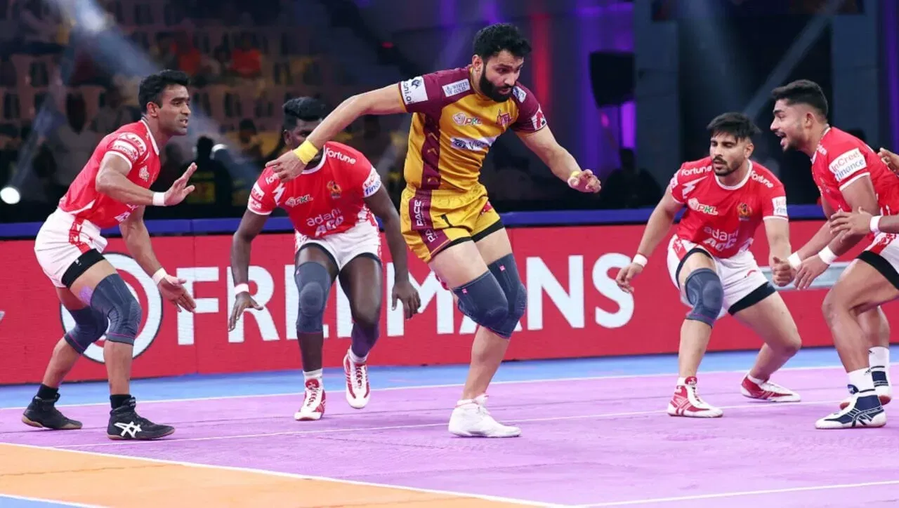 PKL 12: Bharat Hooda y Vijay Malik brillan cuando los Telugu Titans vencieron a los Gujarat Giants en un emocionante choque