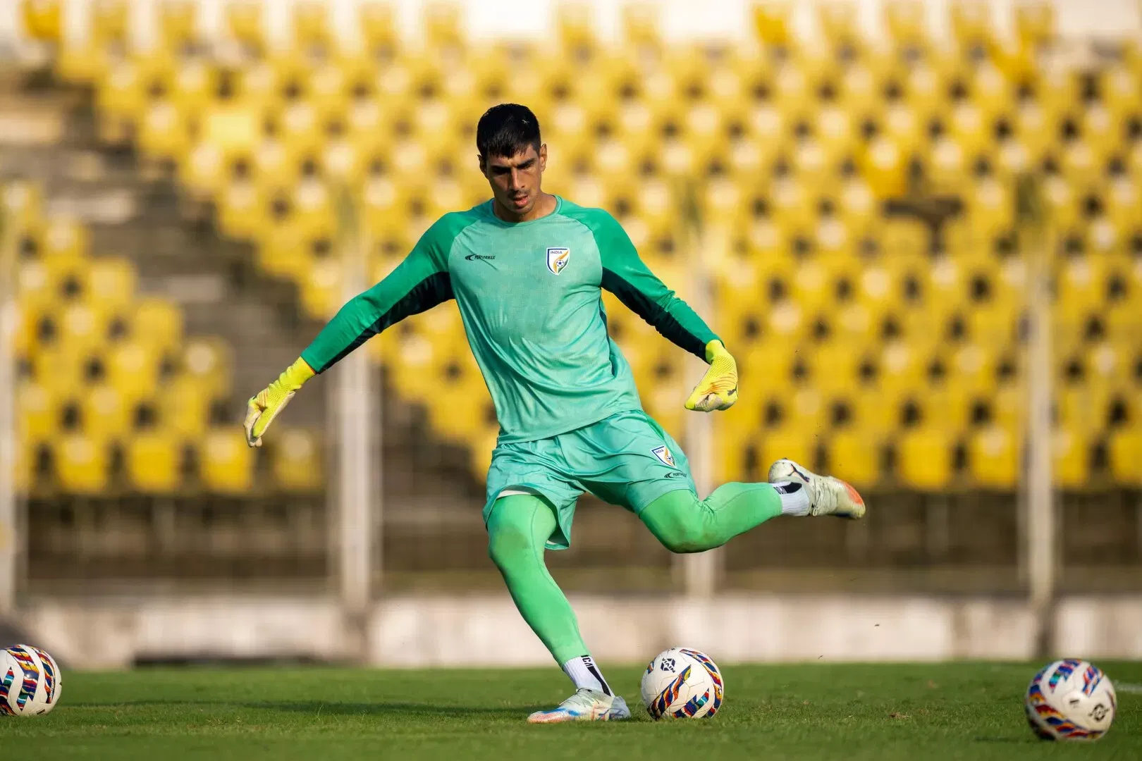 How can Indian football team line up for their international friendly against Tajikistan?