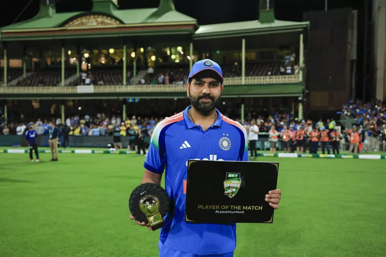 Rohit Sharma, India ODI, MoTM, MoTS vs Australia