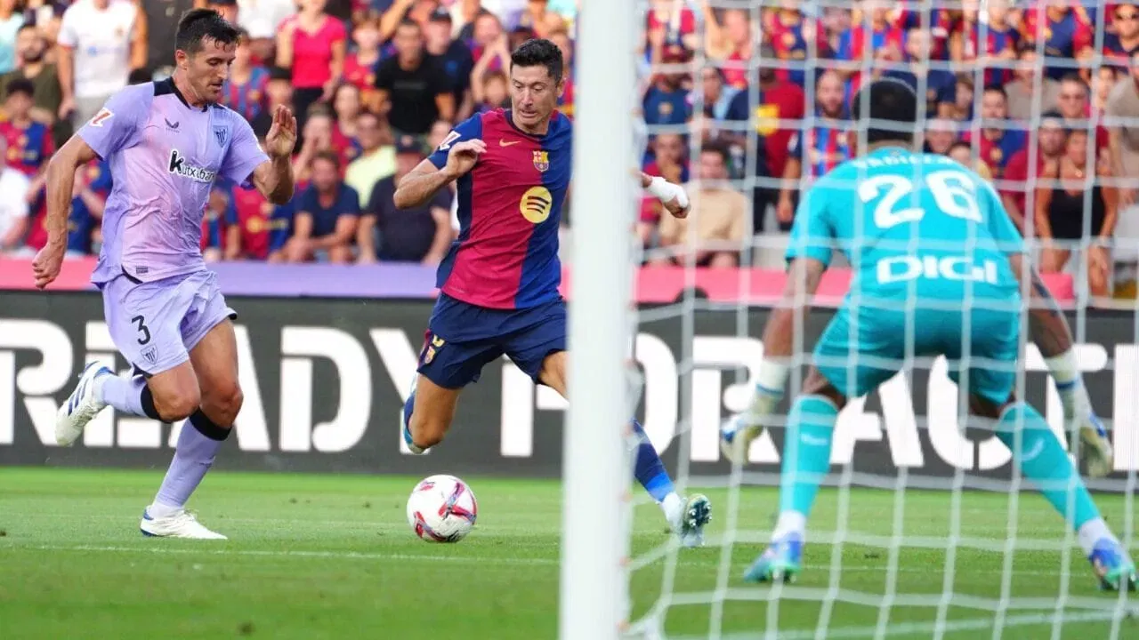 Robert Lewandowski FC Barcelona LaLiga