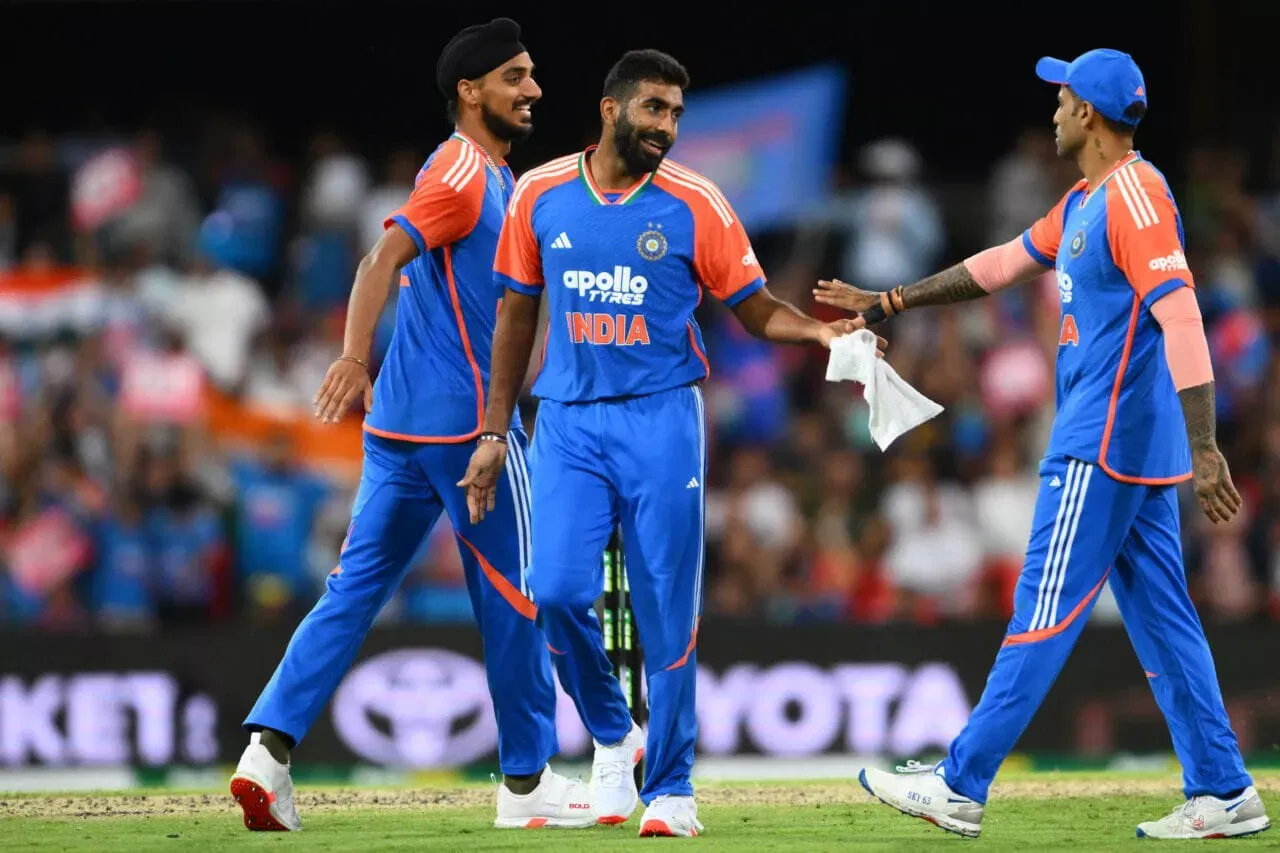 Jasprit Bumrah, Arshdeep Singh, Suryakumar Yadav, India T20I