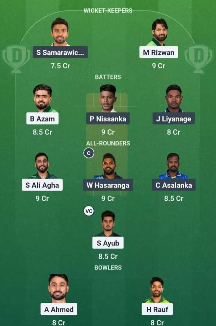 PAK vs SL Dream11 Prediction, Dream11 Playing XI, Today Match 3rd ODI, Pakistan vs Sri Lanka ODI series 2025