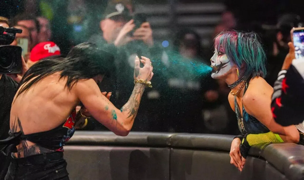 Asuka Rhea Ripley WWE RAW