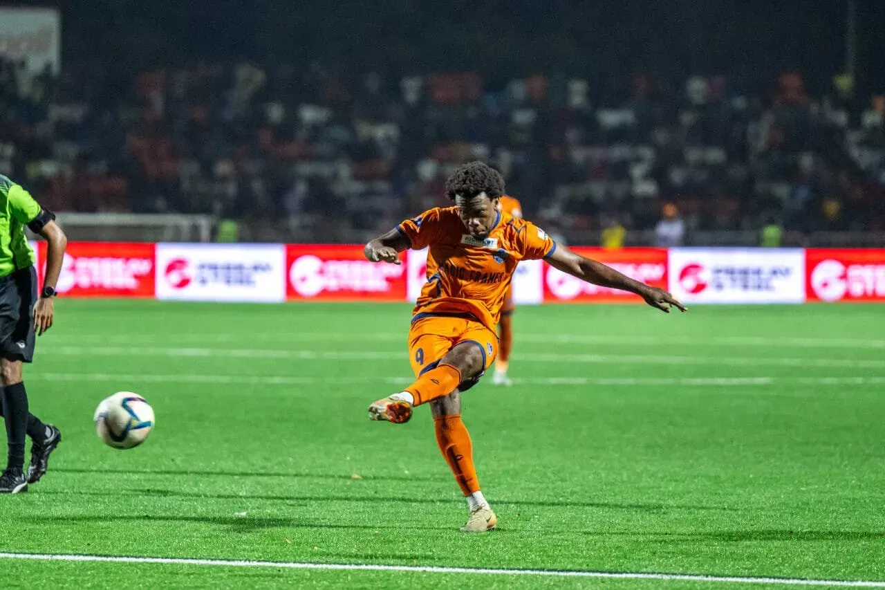 Marcus Joseph's hat-trick helps Thrissur Magic FC to overcome spirited Malappuram and qualify for Super League Kerala Finals