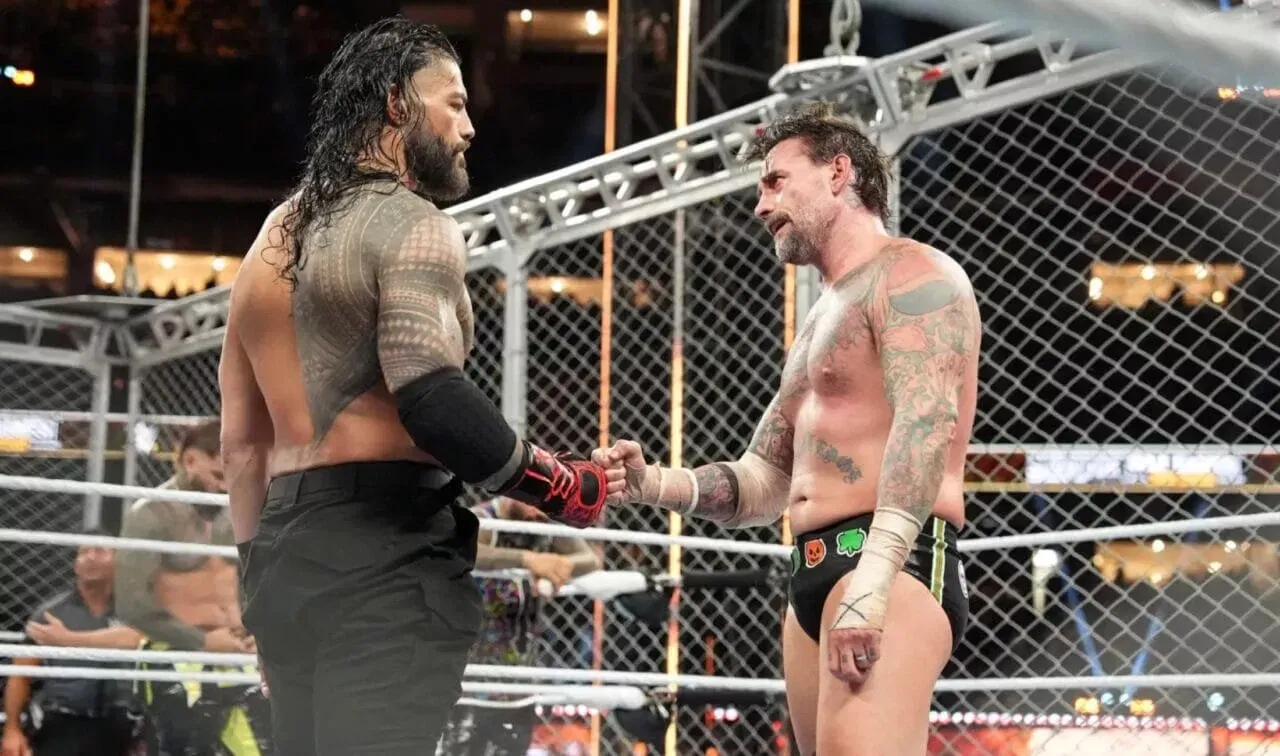 CM Punk Roman Reigns WWE RAW
