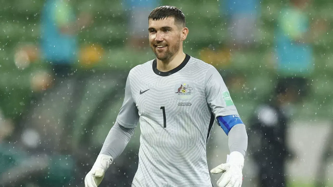Australian NT goalkeeper and captain Mathew Ryan
