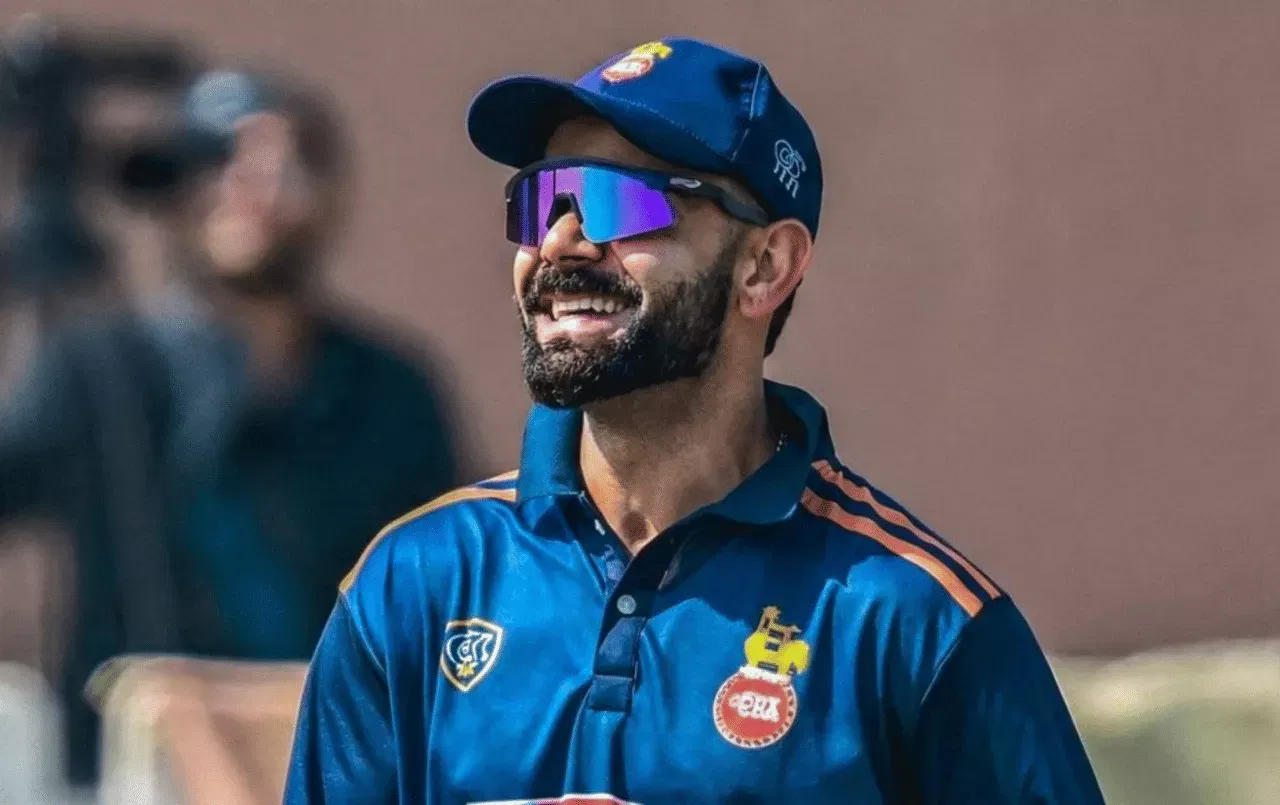 Virat Kohli playing for Delhi in Vijay Hazare Trophy