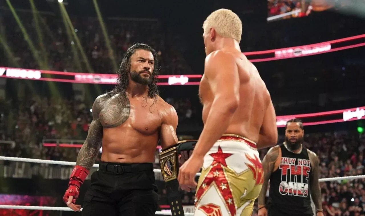 Roman Reigns WWE Cody Rhodes