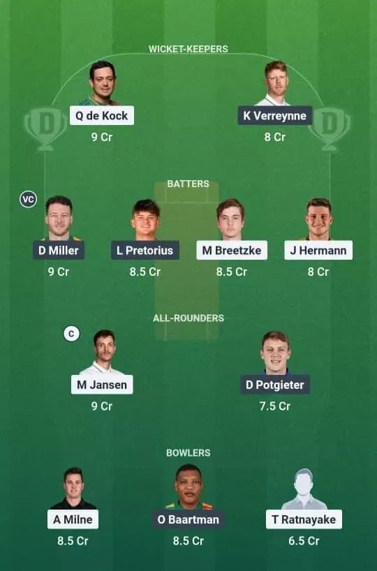 SEC vs PR Dream11 Prediction, Dream11 Playing XI, Today Match 7, SA20 2025-26