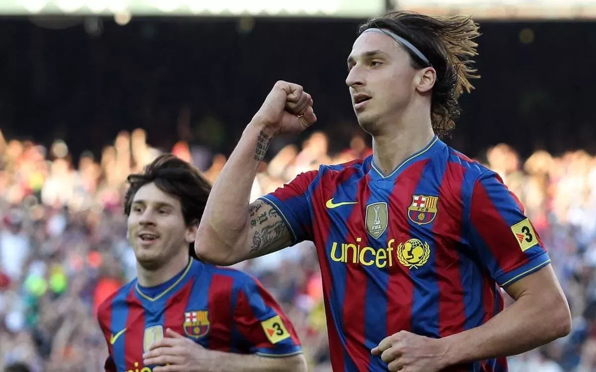 Zlatan Ibrahimović Lionel Messi FC Barcelona