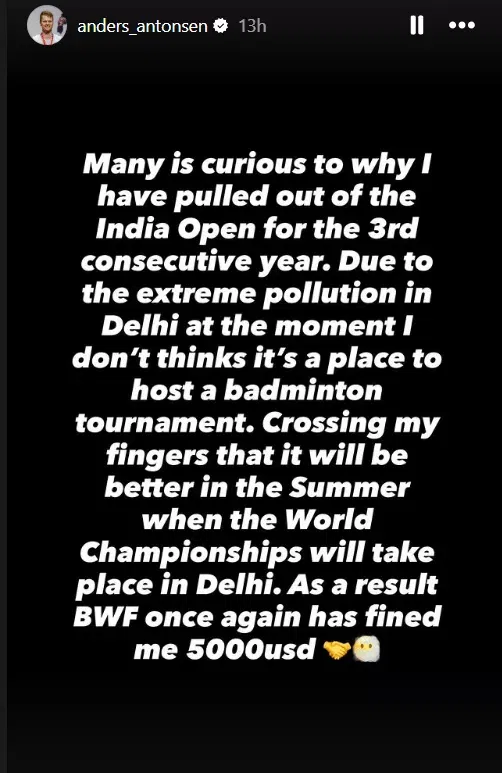 Anders Antonsen IG Story