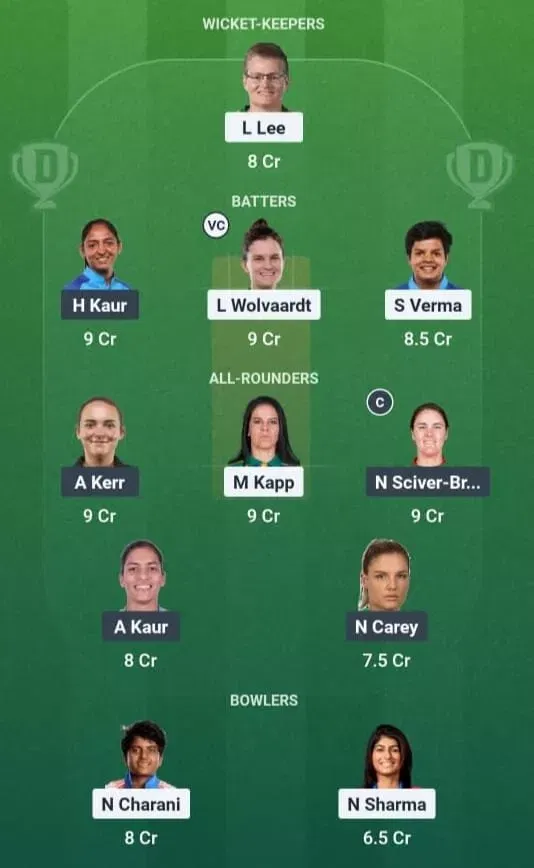 DC-W vs MI-W Dream11 Prediction, Dream11 Playing XI, Today Match 13, WPL 2026