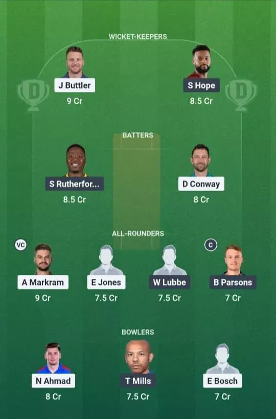 DSG vs PC Dream11 Prediction, Dream11 Playing XI, Today Match 16, SA20 2025-26