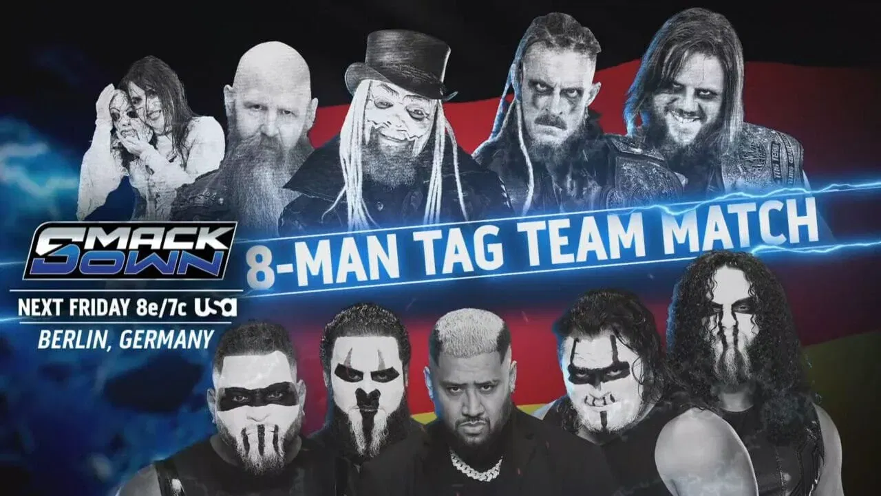 Wyatt Sicks vs The MFTs - Eight-man tag team match WWE SmackDown