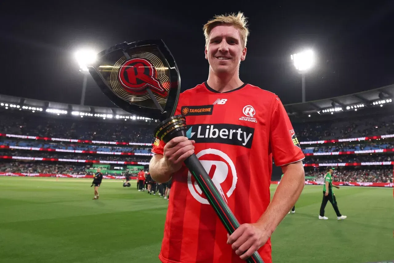 Will Sutherland with Melbourne Mace