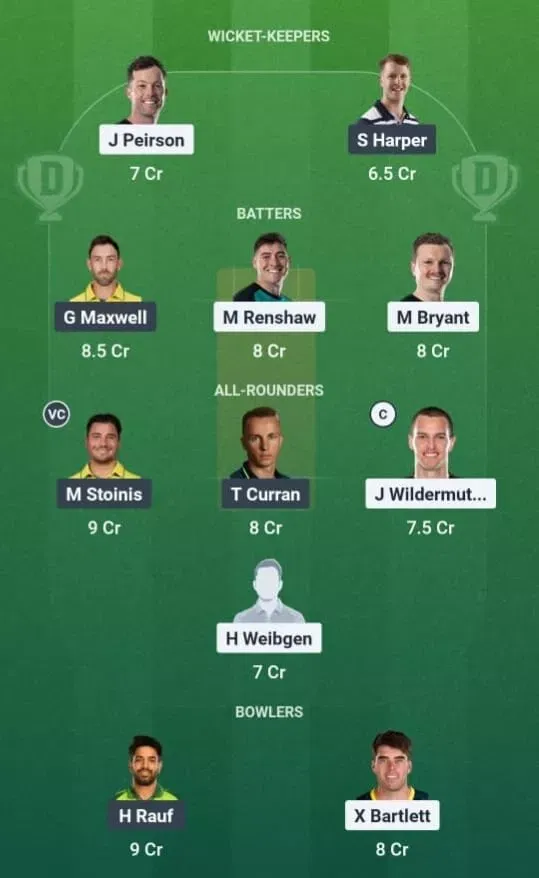 HEA vs STA Dream11 Prediction, Dream11 Playing XI, Today Match 20, Big Bash League 2025-26