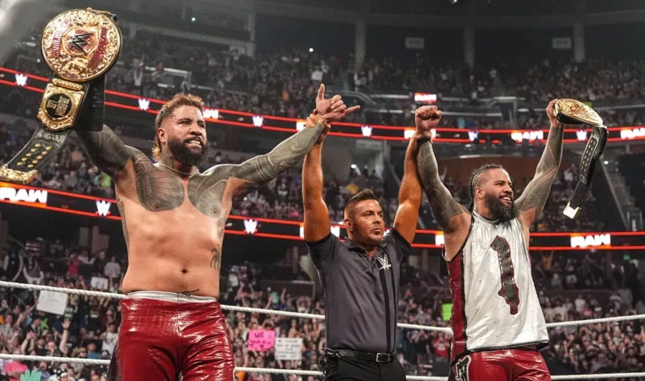 Jey Uso Jimmy Uso WWE RAW